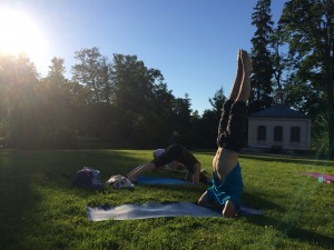 Yoga på slottet